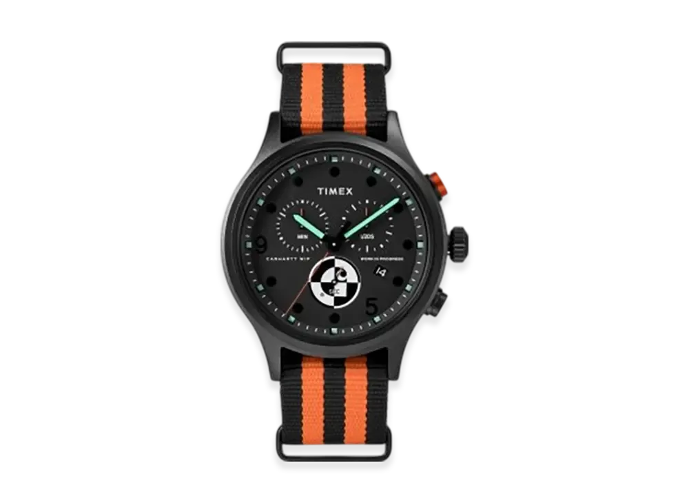 Carhartt WIP x Timex Range C Allied Chronograph "Black/Carhartt Orange"