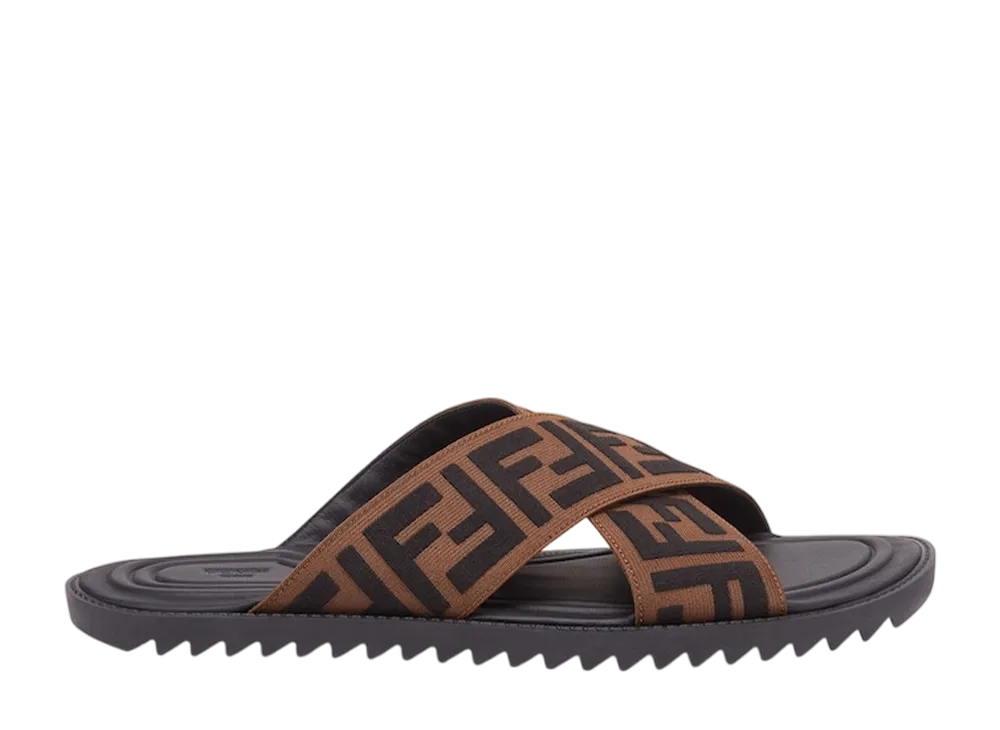 FENDI Slides "Brown"