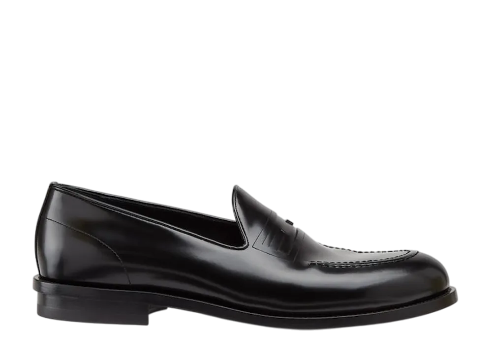 FENDI Baguette Loafers "Black"