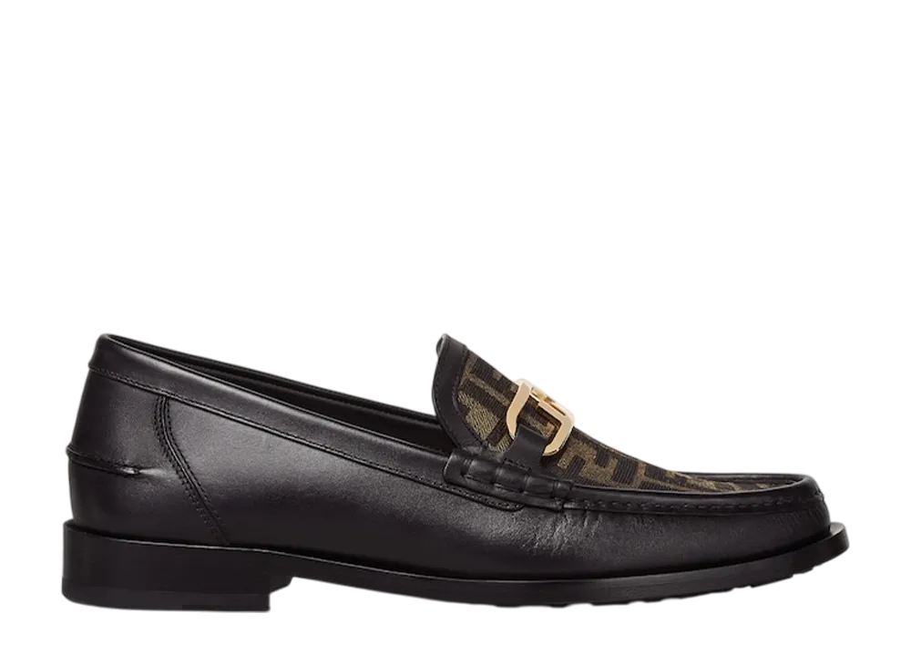 FENDI OLock Loafers "Black"