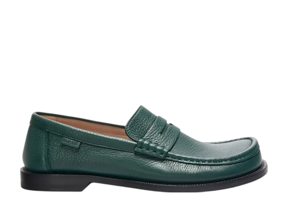 ロエベ カンポ ローファー ディア "エバーグリーン"