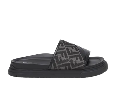 FENDI Diagonal Slides "Grey"