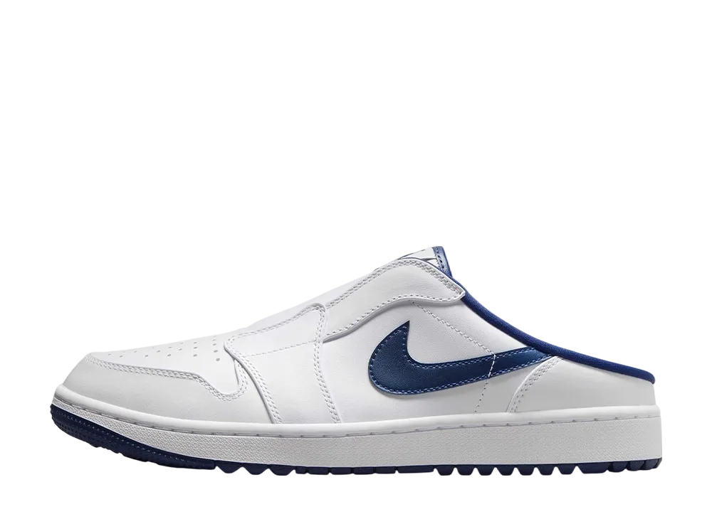 ナイキ エアジョーダン ミュール "ホワイト/ミッドナイトネイビー"