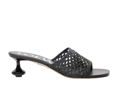 LOEWE Women's Toy Slide in Calfskin "Black"