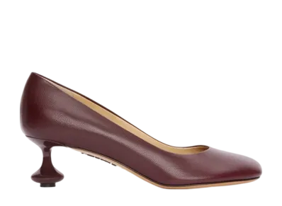 LOEWE Women's Toy Pump in Goatskin "Burgundy"