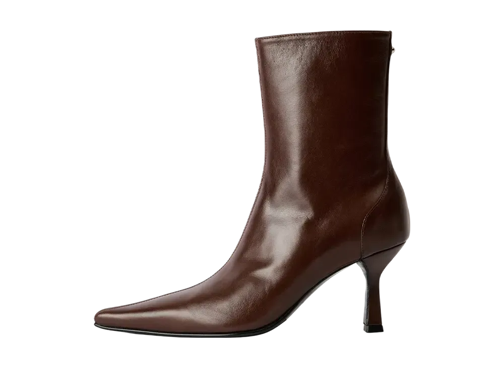 Our Legacy Women's Slim Boot "Castagno Satin Bovine"