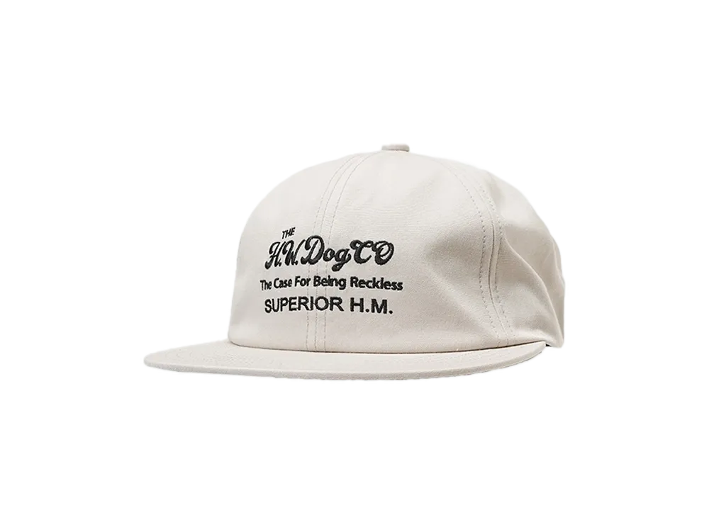 THE H.W.DOG &CO. BALL CAP "IVORY"