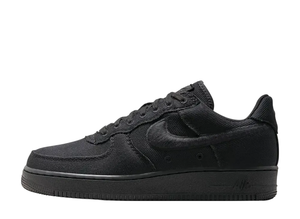Nike Air Force 1 Low Canvas "Triple Black"