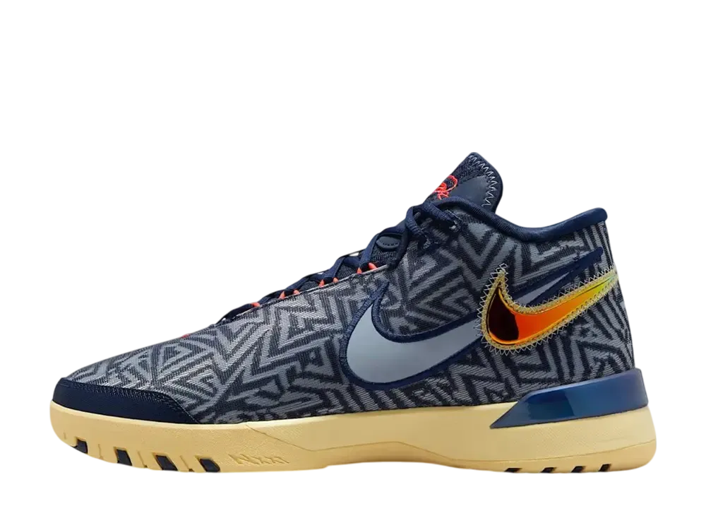 Nike LeBron NXXT Genisus "Midnight Navy/Soft Yellow"