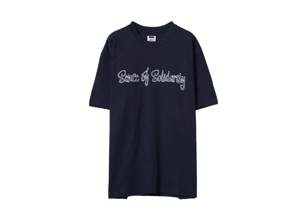 RATS CHAIN LOCK TEE "NAVY"