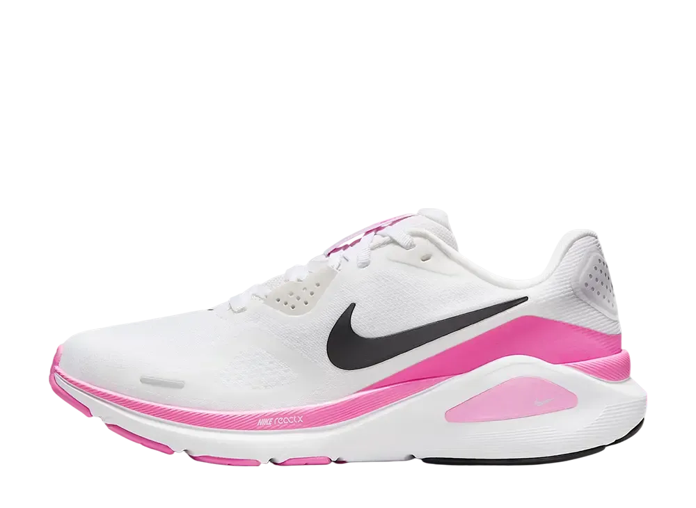 Nike Women's Structure 26 "White/Playful Pink/Metallic Silver/Black"