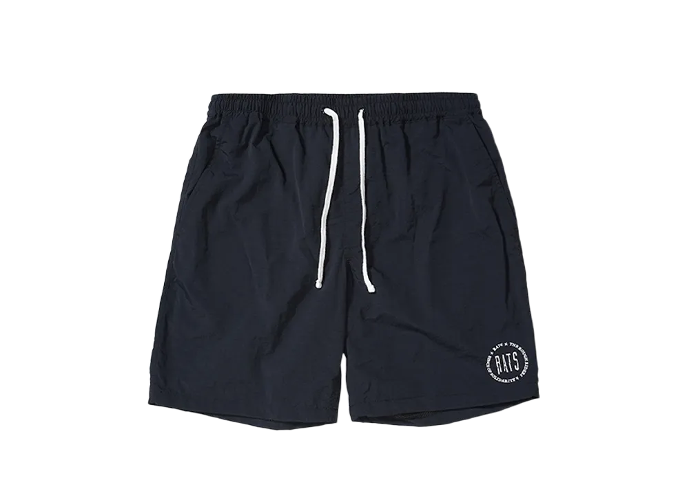 RATS HYBRID SHORTS "BLACK"