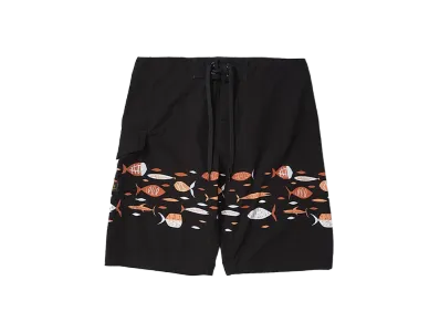 RATS SURF SHORTS "BLACK"