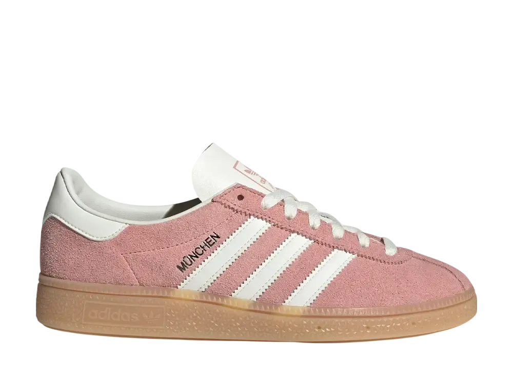 アディダスオリジナルス ウィメンズ ミュンヘン "ワンダーモーブ/オフホワイト/シルバーメタリック"