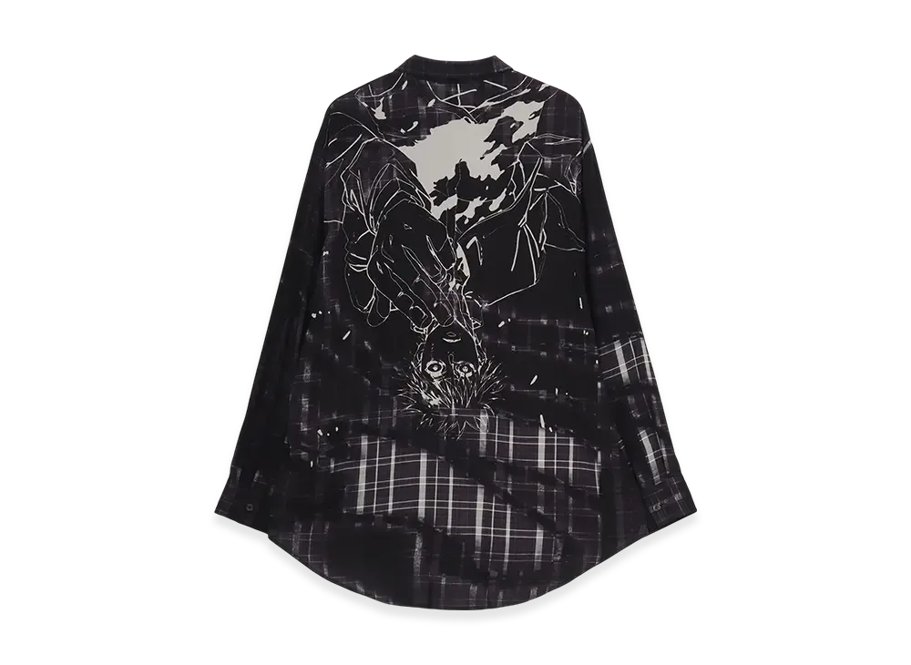 Ground Y x JUJUTSU KAISEN Gojo Check Shirt "Black"