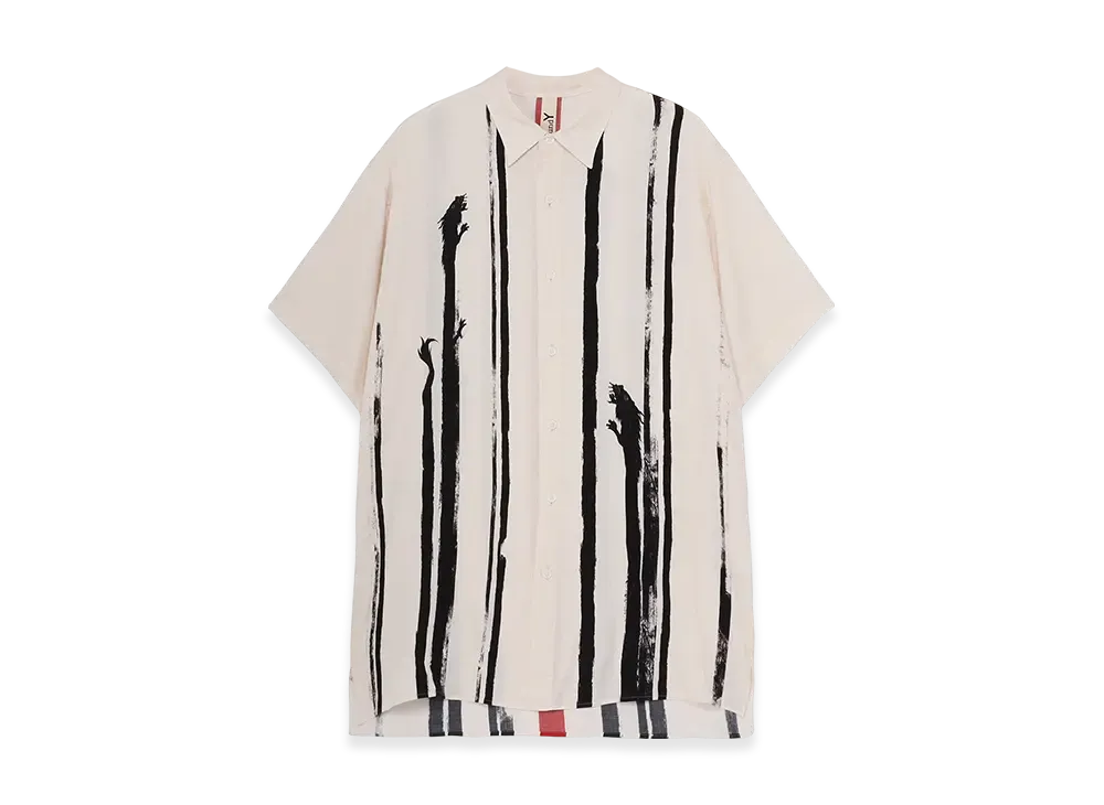 Ground Y x JUJUTSU KAISEN Rainbow Dragon Stripe Short Sleeve Shirt "White"