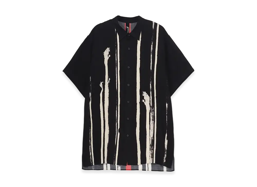 Ground Y x JUJUTSU KAISEN Rainbow Dragon Stripe Short Sleeve Shirt "Black"