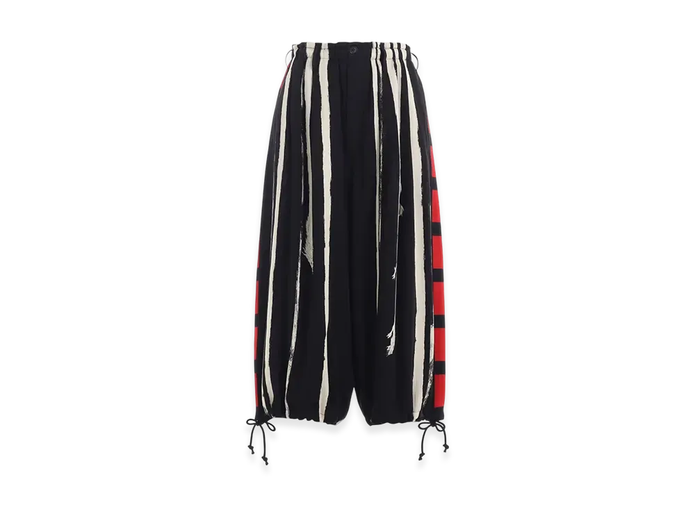 Ground Y x JUJUTSU KAISEN Rainbow Dragon Striped Pants "Black"