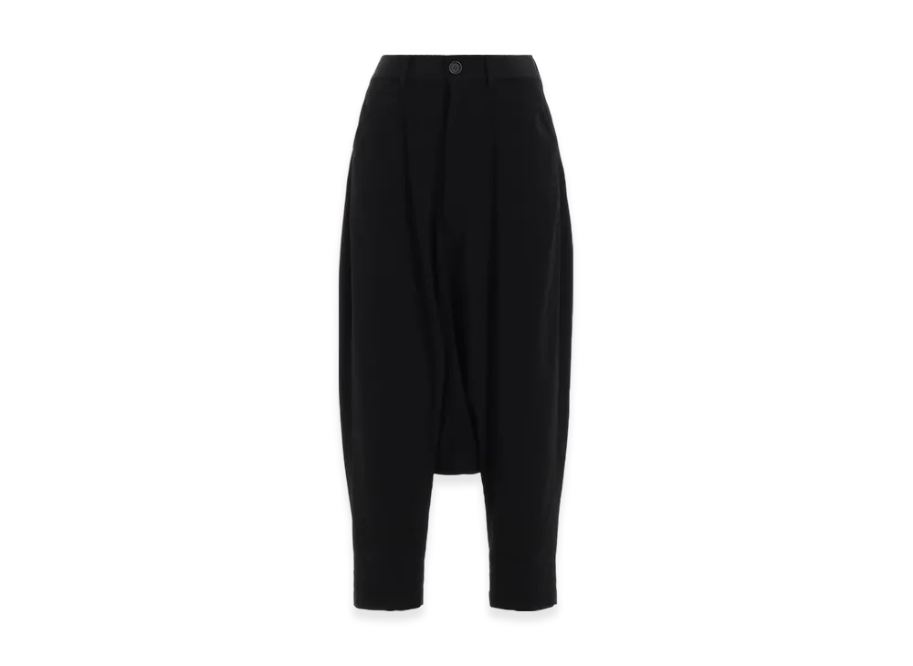 Yohji Yamamoto Ta/Pe Crepe De Chine R-Mackin Saruel Pants "Black"