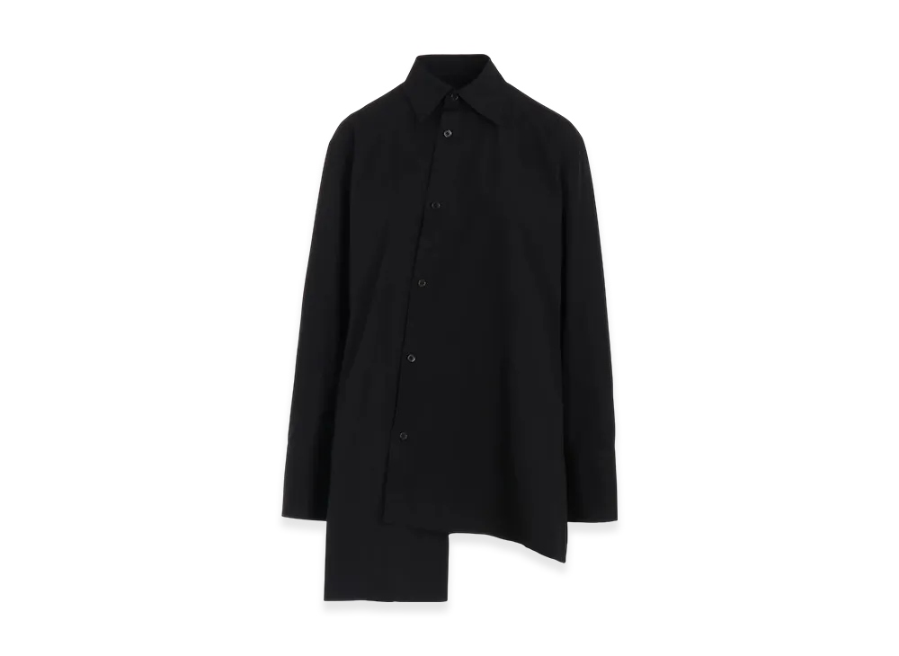 Yohji Yamamoto Broad R-Asymmetry Blouse "Black"
