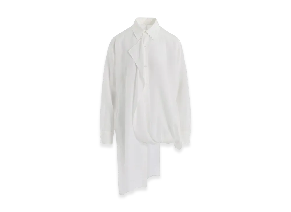 Yohji Yamamoto Cellulose Layered Blouse "White"