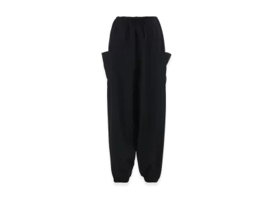 Yohji Yamamoto Gabardine Relaxed Fit Pants "Black"