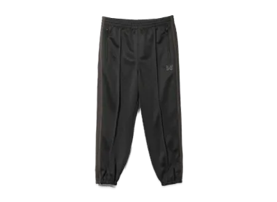 NEEDLES Zipped Track Pant-Poly Smooth "Black"