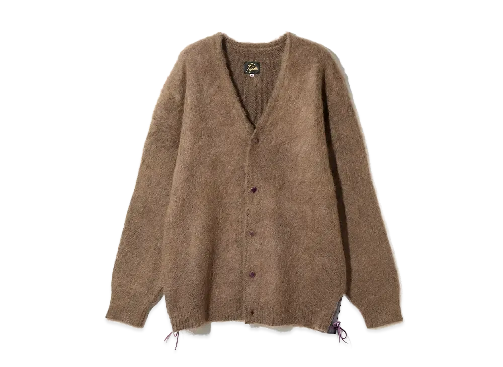 NEEDLES EP Mohair Cardigan-Solid "Brown"
