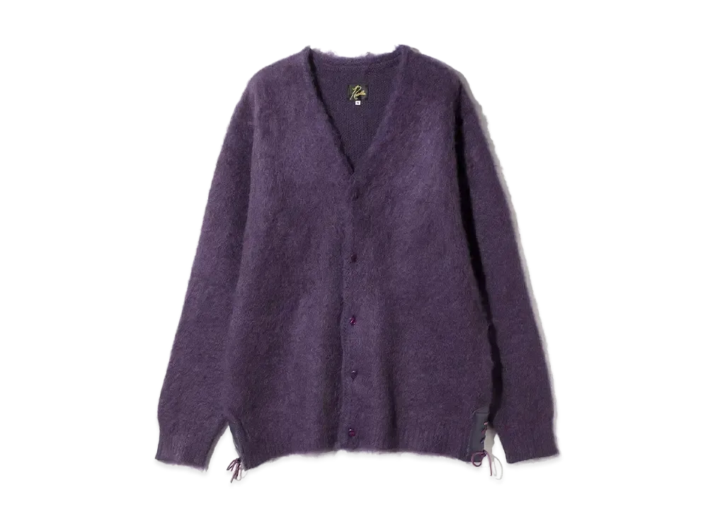 NEEDLES EP Mohair Cardigan-Solid "Purple"