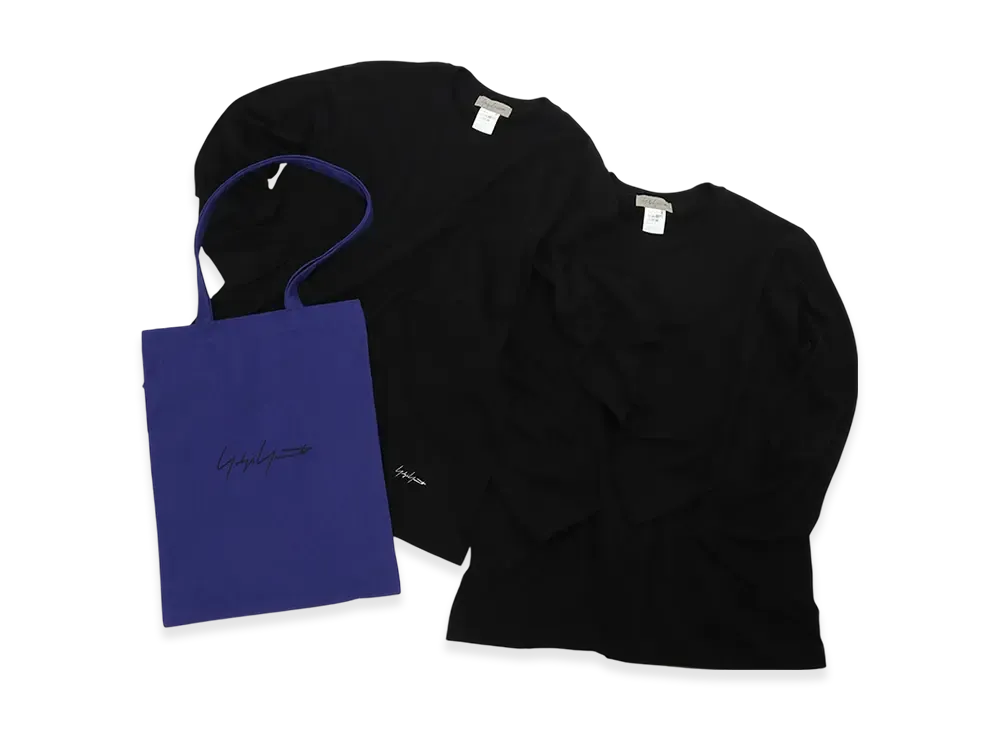 Yohji Yamamoto 2 Pack T-Shirt "Black/Black"