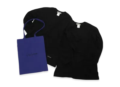Yohji Yamamoto 2 Pack T-Shirt "Black/Black"
