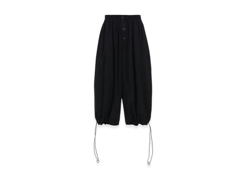 Yohji Yamamoto Gabardine R-Volume Pants "Black"