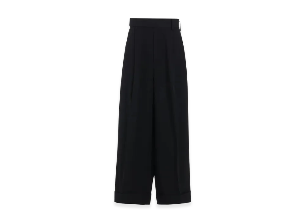 Yohji Yamamoto Gabardine R-55W Baggy Pants "Black"