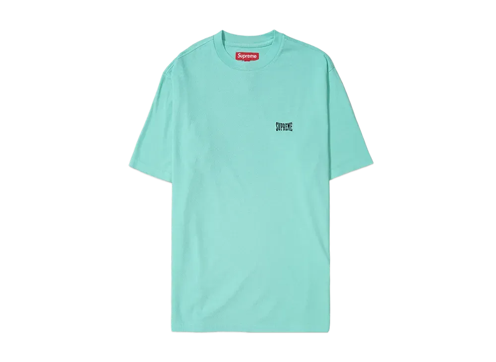 Supreme Warm Up Washed S/S Top "Aqua"