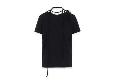 Yohji Yamamoto Cotton Single Jersey R-Binder Short Slv T "Black"