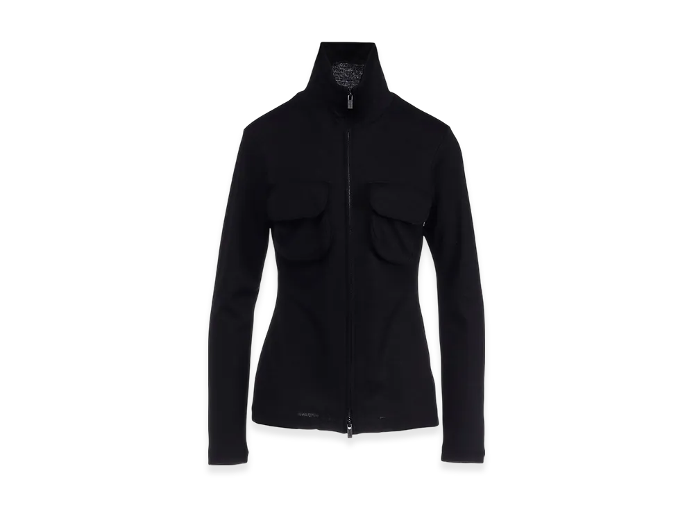 Yohji Yamamoto Luminary Smooth Fastener Cd "Black"