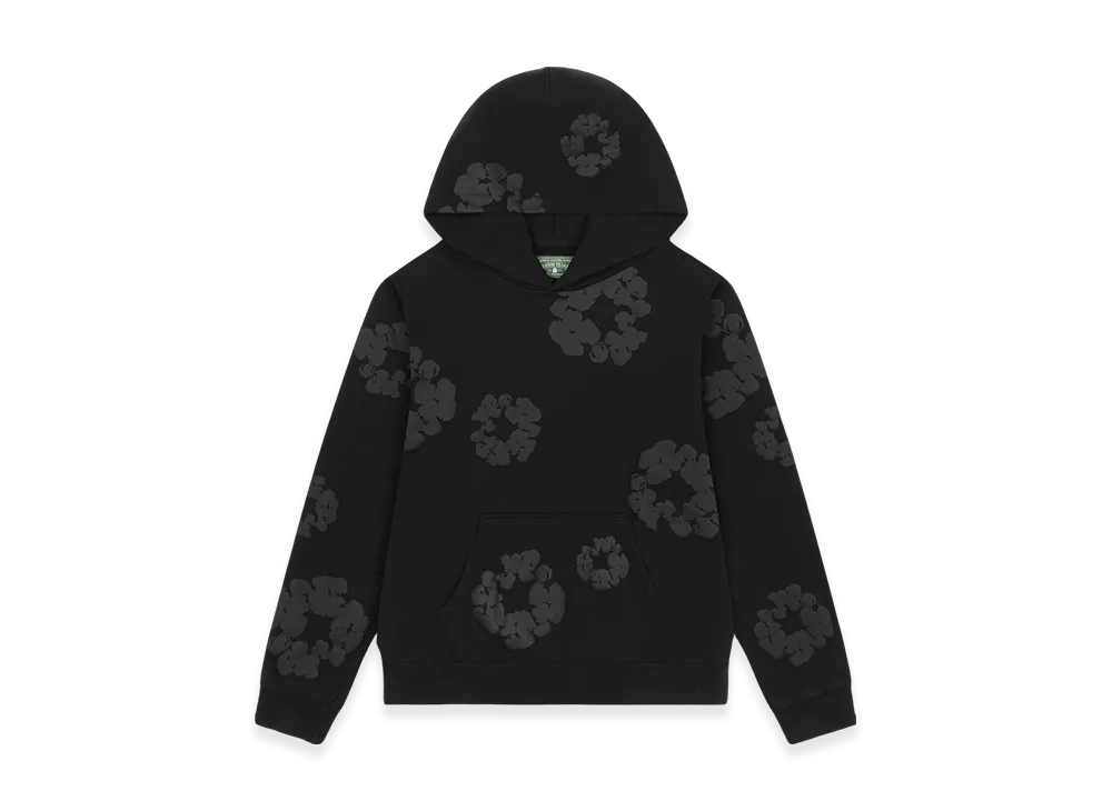 DENIM TEARS Mono Wreath Hoodie "Black"