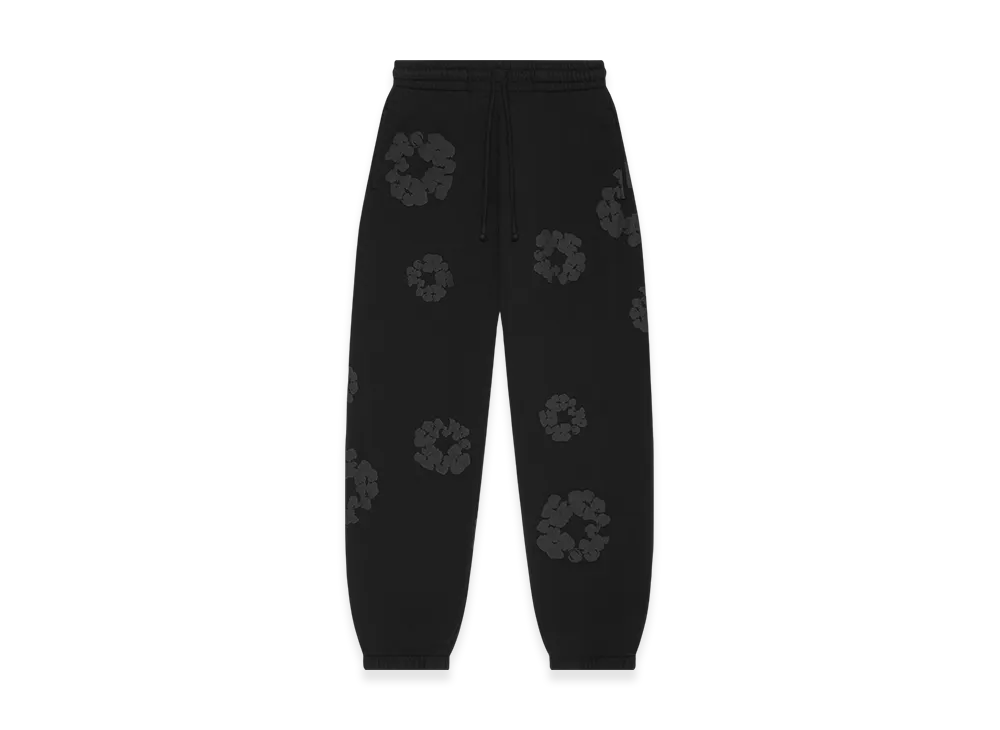 DENIM TEARS Mono Wreath Sweatpants "Black"
