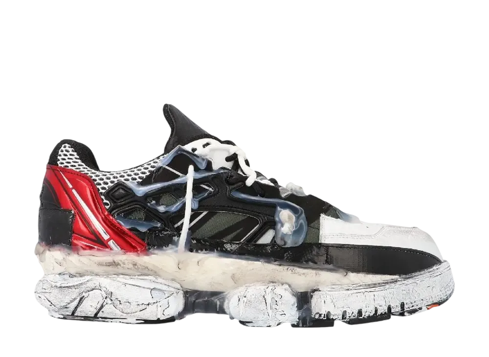 メゾンマルジェラ ロートップ フュージョン スニーカー "ブラック"