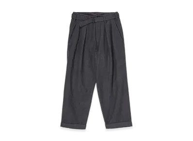 Yohji Yamamoto W/C Twill Washer 2Tucks Pants "Gray"