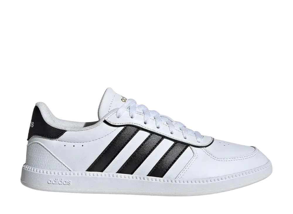 adidas Women's Breaknet Sleek "Cloud White/Core Black/Gold Metallic"