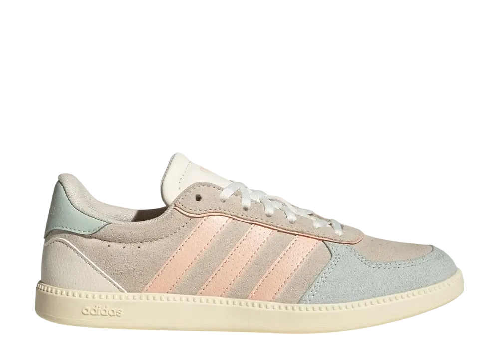 adidas Women's Breaknet Sleek "Wonder White/Powder Coral/Linen Green"