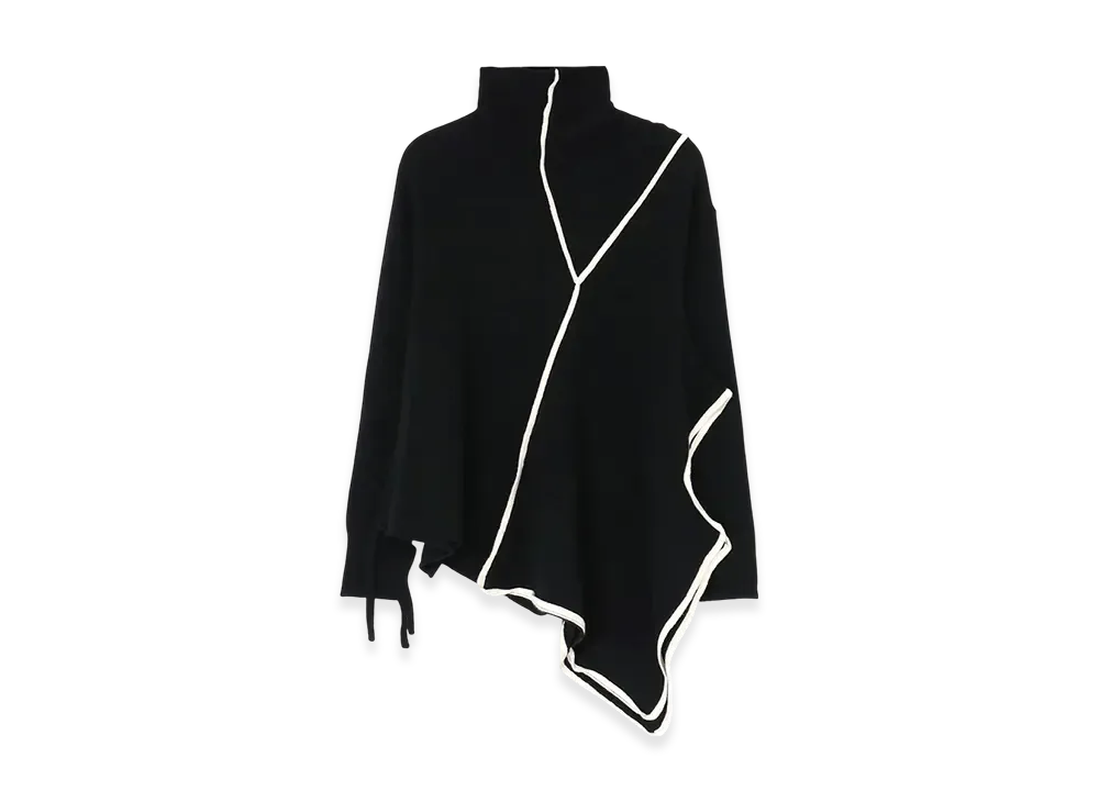 Yohji Yamamoto 7G Turtleneck Knit "Black"