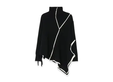 Yohji Yamamoto 7G Turtleneck Knit "Black"