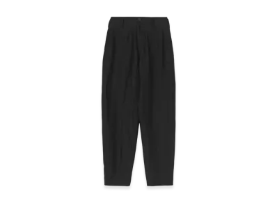 Yohji Yamamoto High Twisted Gabardine Low-Rise Basic Pants "Black"