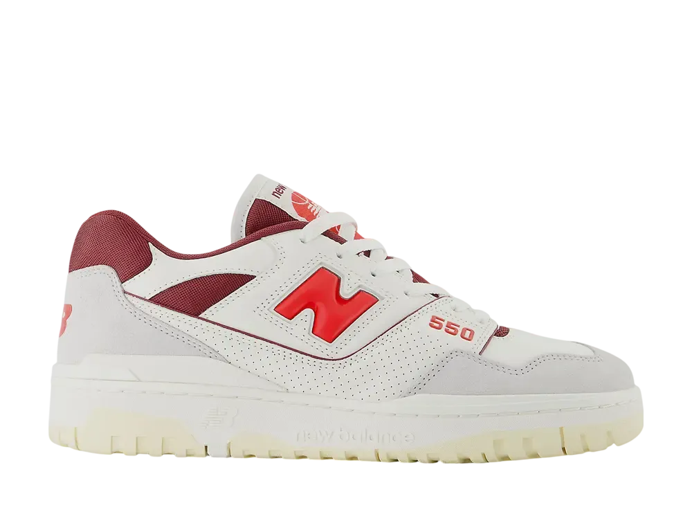 New Balance 550 "Sea Salt/True Red"