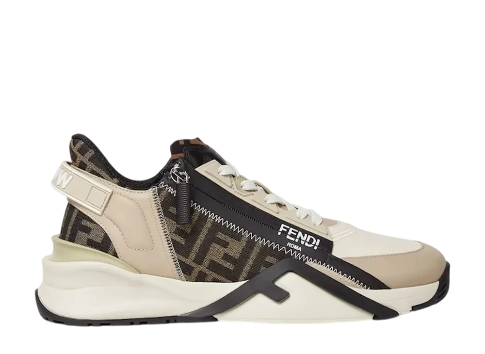 フェンディ フロー スニーカー "ベージュ"