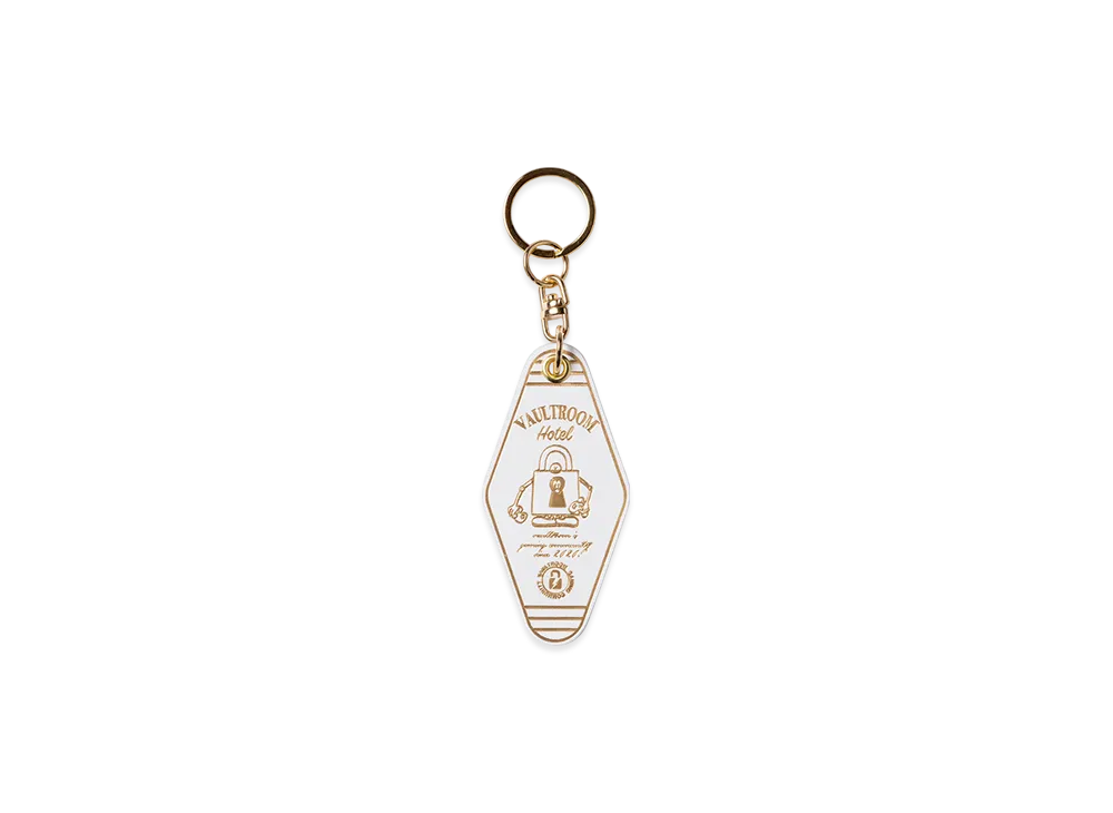 新品 ボルトルーム パドロックキーホルダー ブラックvaultroom VAULTROOM Leather Hotel Keychain 