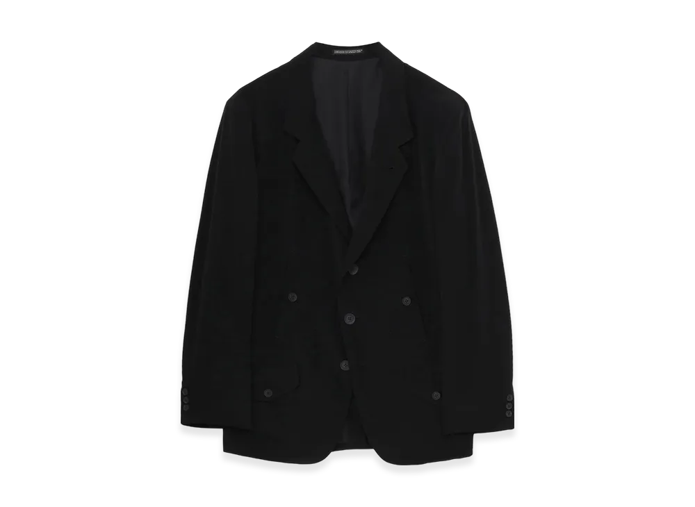 Yohji Yamamoto POUR HOMME Ta Tuxedo 3 Buttons Jacket "Black"