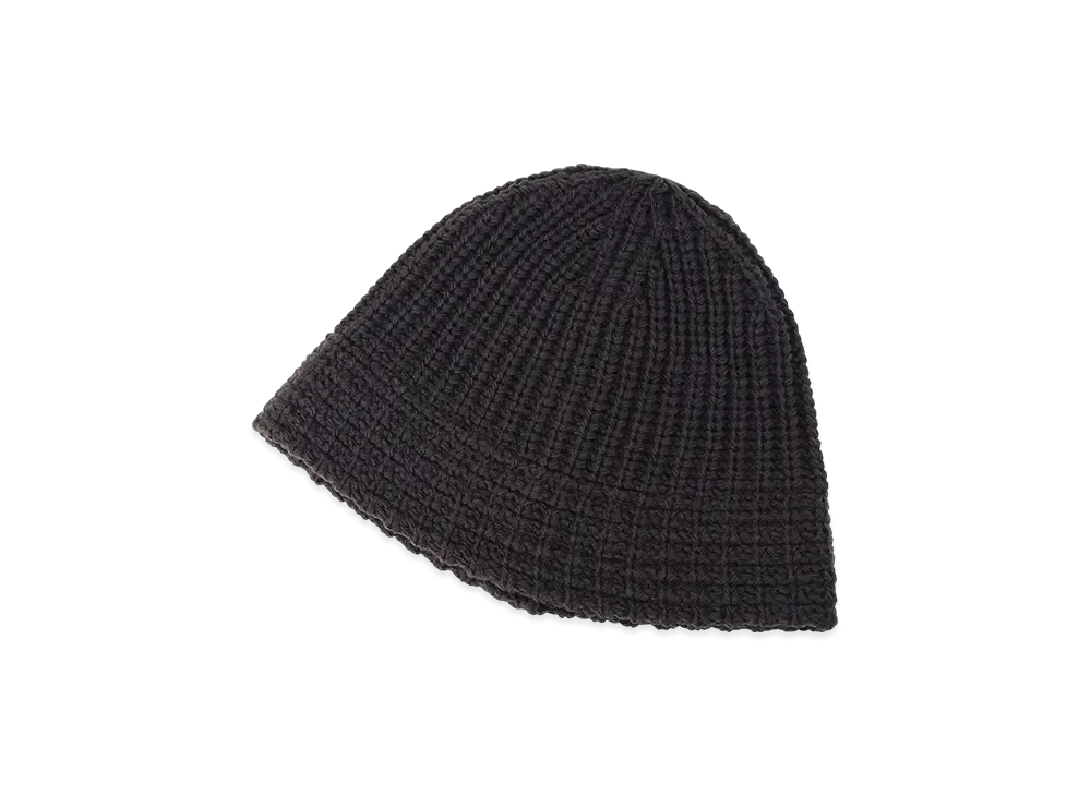 Yohji Yamamoto POUR HOMME W/AC Cardigan Stitch Knit Stitch Hat "Gray"